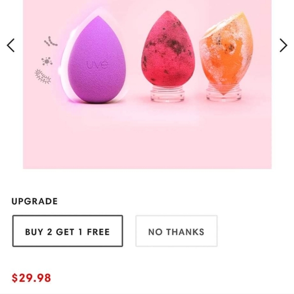 3 UVE - Antimicrobial Beauty Blenders. Retail $15 each - Picture 5 of 6